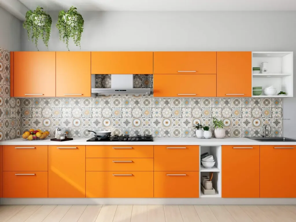 Straight modular kitchen Designs