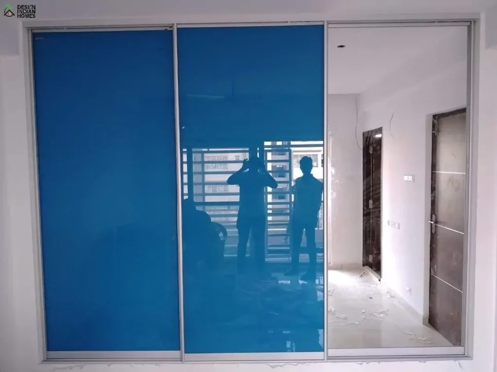 affordable lowest price lacquer glass wardrobes designs in delhi gurgaon noida india205